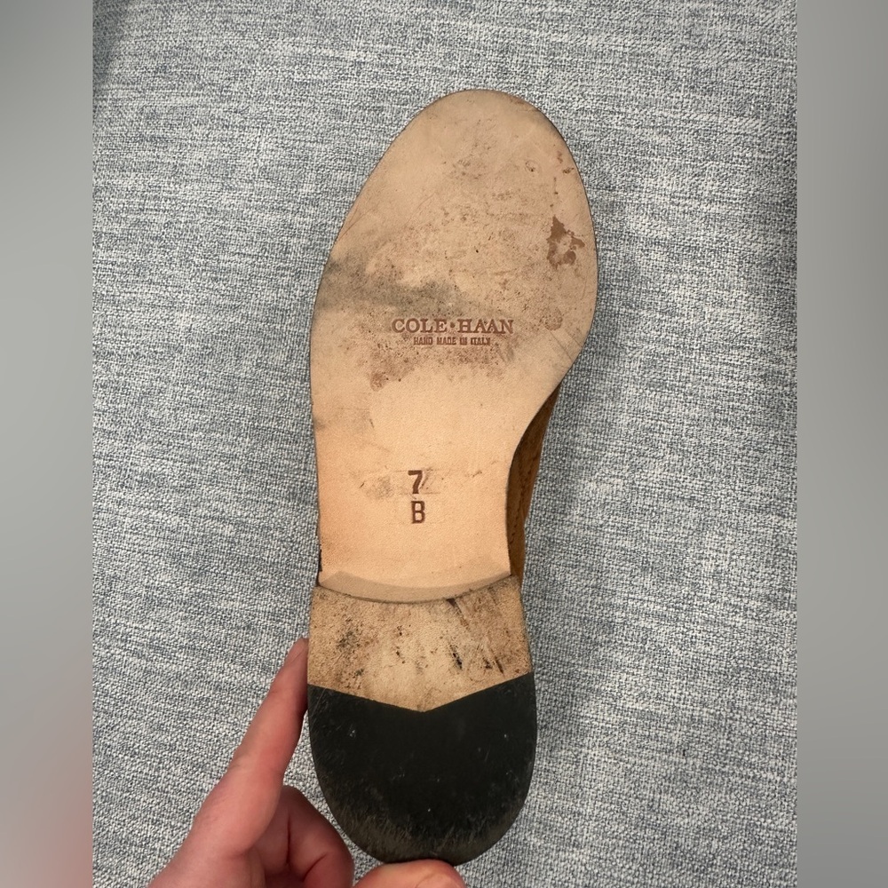 Cole Haan Brown Suede Loafers - Picture 5 of 7